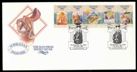 Australia-1987-Man-from-Snowy-River-FDC-Lot12338