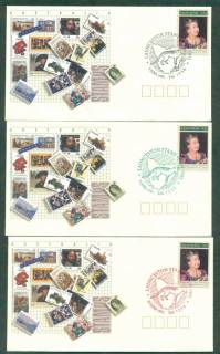 Australia-1991-Launceston-Stamp-Show-3xFDC-lot52390