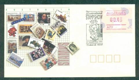 Australia-1991-Queensland-Stamp-Show-91½-FDC-lot52378