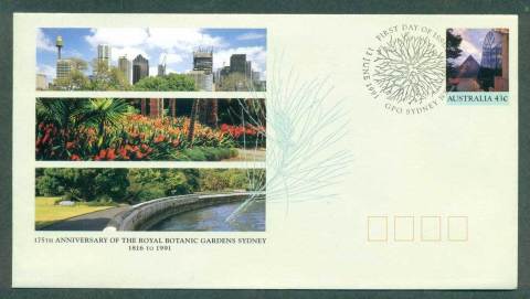 Australia-1991-Sydney-Botanic-Gardens-Pictorial-Postmark-FDI-PSE-lot52255