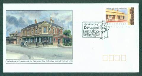 Australia-1992-Devonport-Post-Office-Pictorial-Postmark-FDI-PSE-lot52270