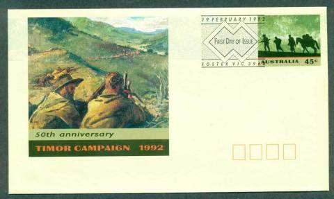 Australia-1992-Timor-Campaign-Pictorial-Postmark-FDI-PSE-lot52286