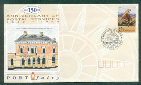 Australia-1993-Port-fairy-Postal-Services-Anniv.jpg.-FDC