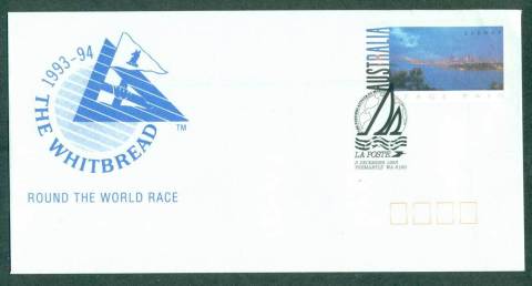 Australia-1993-Whitbread-Round-the-World-Yacht-race-Pictorial-Postmark-FDI-PSE-lot52298