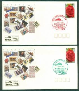 Australia-1994-Newcastle-94-Stamp-Show-2xFDC-lot52485