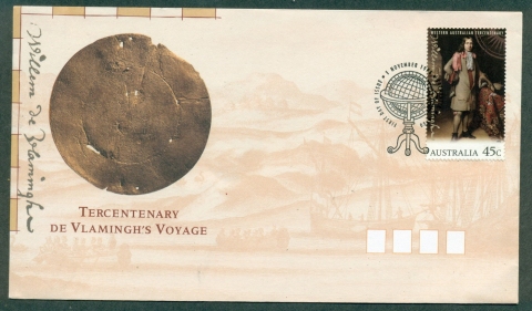 Australia-1996-De-Vlamighs-Voyage-Aust-Stamp-FDC-lot37101