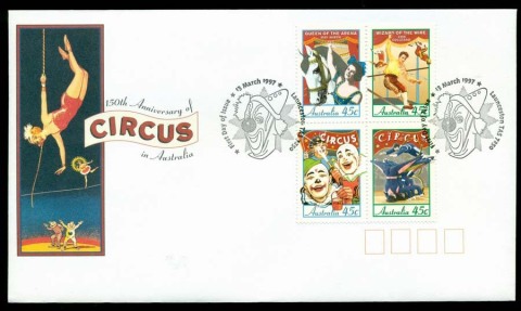 Australia-1997-Circus-FDC-Lot19503