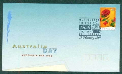 Australia-1997-Warrnambool-150th-Anniversary-FDC-lot52516