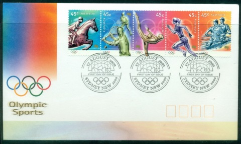 Australia-2000-Summer-Olympics-Sydnet-FDC