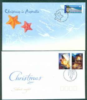 Australia-2000-Xmas-2xFDC-lot50515