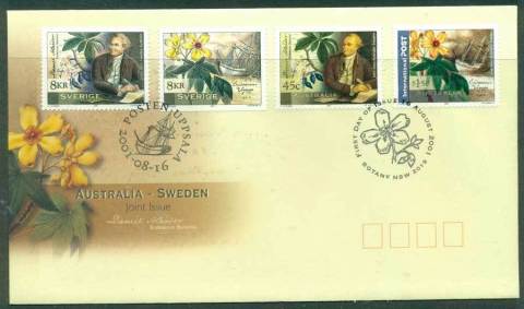 Australia-2001-Australia-Sweden-Joint-FDC-Lot19308