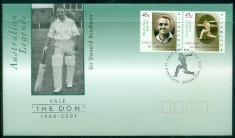 Australia-2001-Sir-Donald-Bradman-FDC