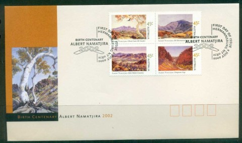 Australia-2002-Albert-Namatjira-FDC