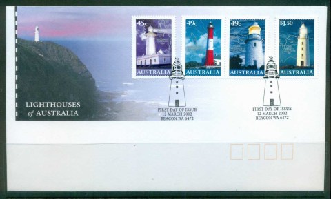 Australia-2002-Lighthouses-of-Australia-FDC