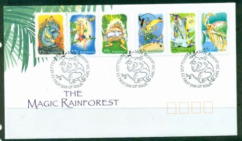 Australia-2002-Magic-Rainforest-FDC-Lot19347