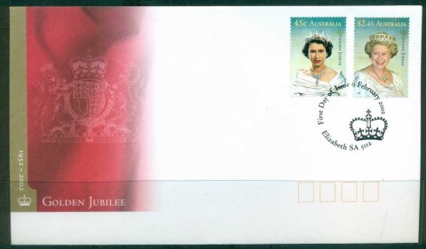 Australia-2002-QEII-Golden-Jubilee-FDC