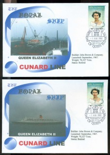 Australia-2002-The-Royal-Ship-2x-FDC-Lot20860