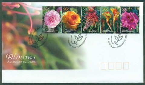 Australia-2003-Blooms-FDC-Lot19368