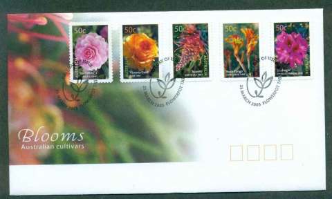 Australia-2003-Blooms-PS-FDC-lot49054