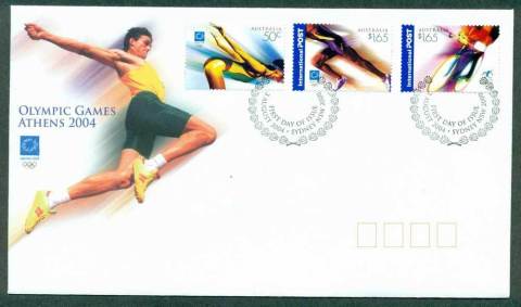 Australia-2004-Athens-Olympics-FDC-Lot28042