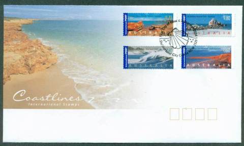 Australia-2004-Internationals-Coastlines-FDC-Lot28043