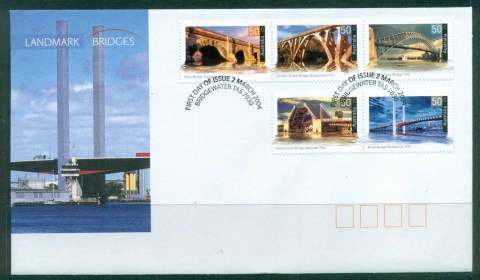 Australia-2004-Landmark-Bridges-FDC