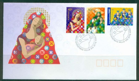 Australia-2004-Xmas-FDC-Lot19404