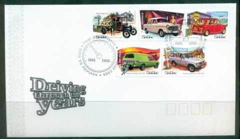 Australia-2006-Driving-Through-the-Years-FDC