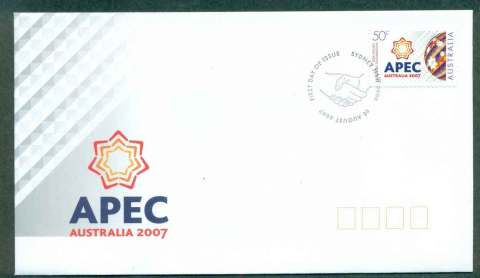 Australia-2007-APEC-PS-FDC-lot50569