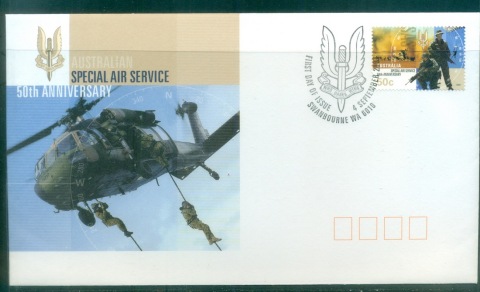 Australia-2007-SAS-Secial-Air-Service-50th-Anniv-jpg-FDC-lot75988