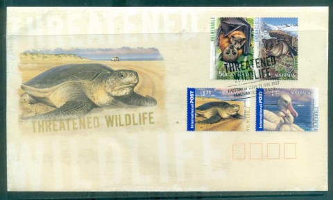 Australia-2007-Threatened-Wildlife-FDC-lot75987