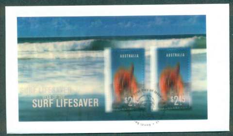 Australia-2007-Year-of-the-Surf-Lifesaver-MS-FDC-lot50570