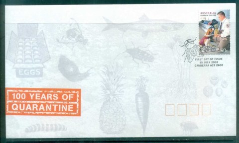 Australia-2008-100-Years-of-Quarantine-FDC-lot75996