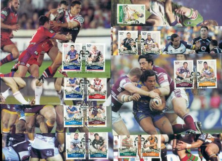 Australia-2008-Centenary-of-Rugby-League-8xMaxicards