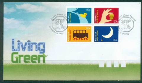 Australia-2008-Living-Green-FDC