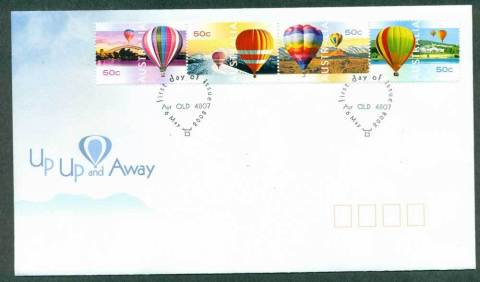 Australia-2008-Up-Up-Away-FDC-Lot28061