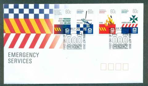 Australia-2010-Emegency-Services-PS-FDC-lot50612