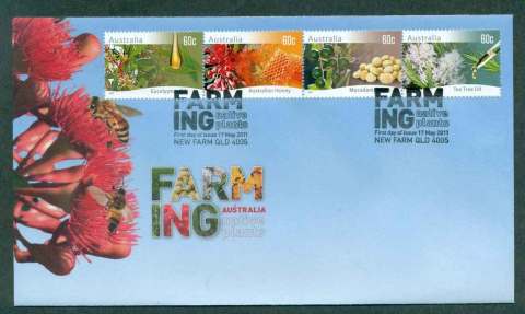 Australia-2011-Farming-Australia-Native-Plants-FDC-lot50632