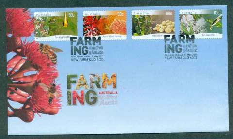 Australia-2011-Farming-Australia-Native-Plants-PS-FDC-lot50633