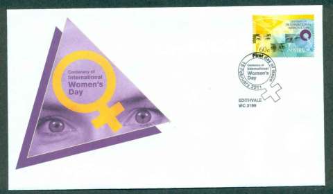 Australia-2011-International-Womens-day-FDC-lot50621