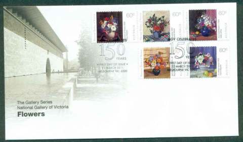 Australia-2011-NGC-Flowers-FDC-lot50625