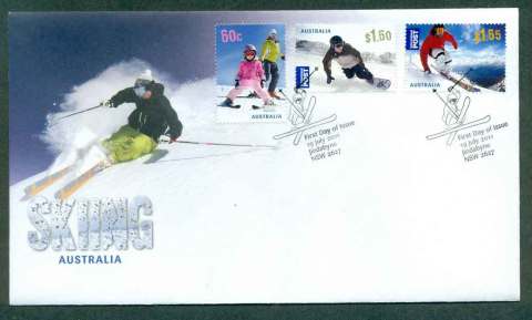 Australia-2011-Skiing-FDC-lot50640