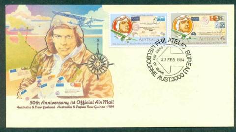Australia-1984-Air-Mail-FDC-Lot27938