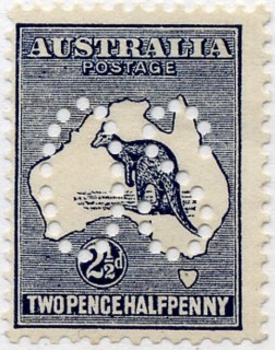 Australia-1913-Kangaroo-Map-2-5-pence-indigo-II-First-CR-over-A-P12-Animal_1