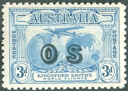 Australia-1931-Kingsford-Smiths-Flights-3-pence-blue-P11-Aircraft_1