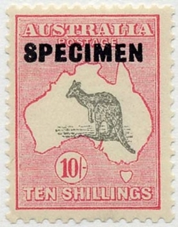 Australia-1932-Kangaroo-Map-10-shilling-grey-and-pink-II-C-of-A-P12-Animal_2