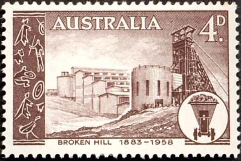 Australia-1958-Founding-of-Broken-Hill