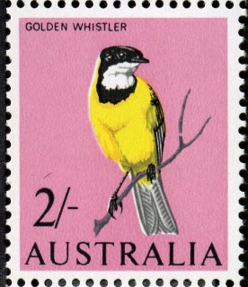 Australia-1965-Golden-Whistler-2-shilling-yellow