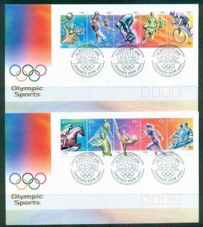 Australia-2000-Olympic-Sports-2x-FDC