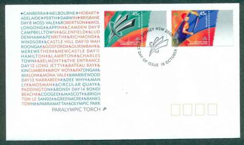 Australia-2000-Paralympic-Torch-FDC-lot49026